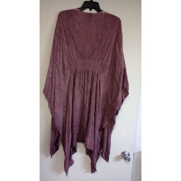 Women's Torrid Light Weight Woven Rauna Rose Taupe Kimono, One Size (Plus) - Picture 7 of 12